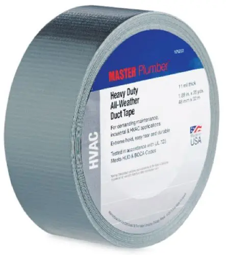 Master Plumber 1126785 1.89" X 35 Yard Contractor Maximum Duty Hvac Duct Tape - Quantity Of 24 1