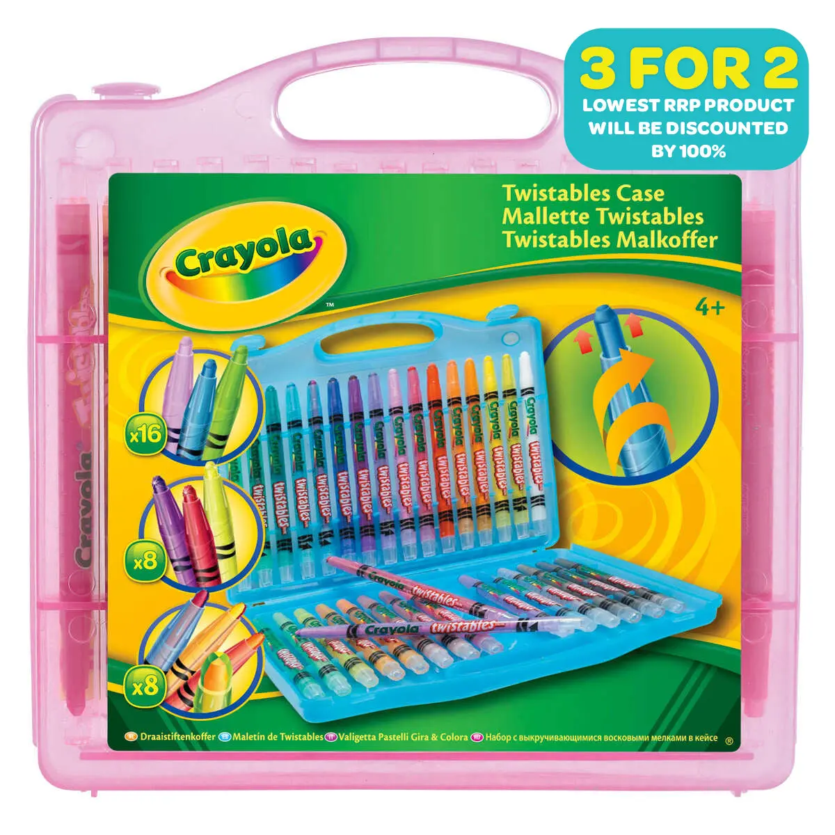 Crayola Twistables 32 Crayons Case (Styles Vary) 1