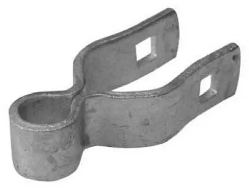 Midwest Air 328532C 1-3/8" X 5/8" Galvanized Chain Link Fence Gate Frame Hinge - Quantity Of 10 1