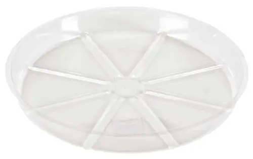 Midwest Air Vs17 17" Clear Vinyl Plant / Planter Saucers - Quantity Of 75 1