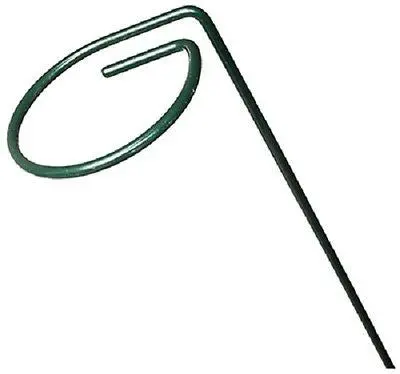Orbit Smg12101w 3" X 44" Green Single Loop Metal Plant Prop Supports - Quantity Of 6 1