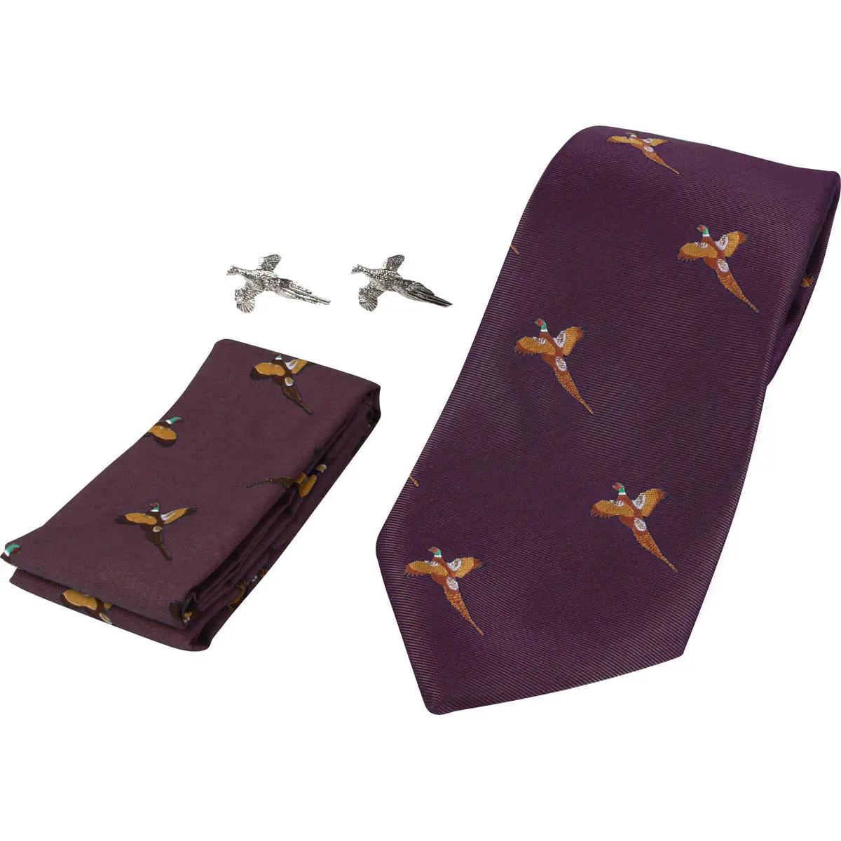 Jack Pyke Cufflinks, Tie & Hanky Gift Set 2