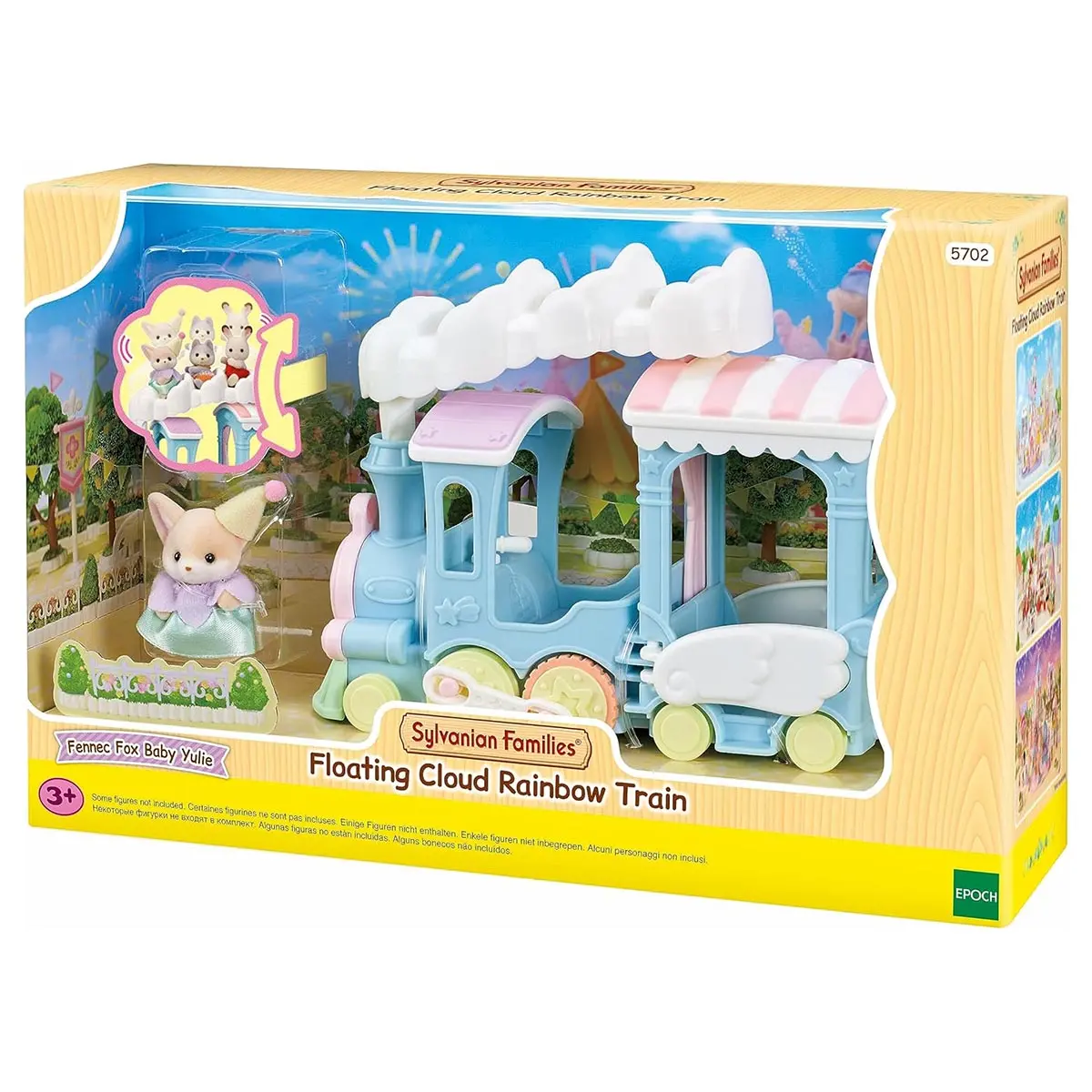 Sylvanian Families Floating Cloud Rainbow Train 1