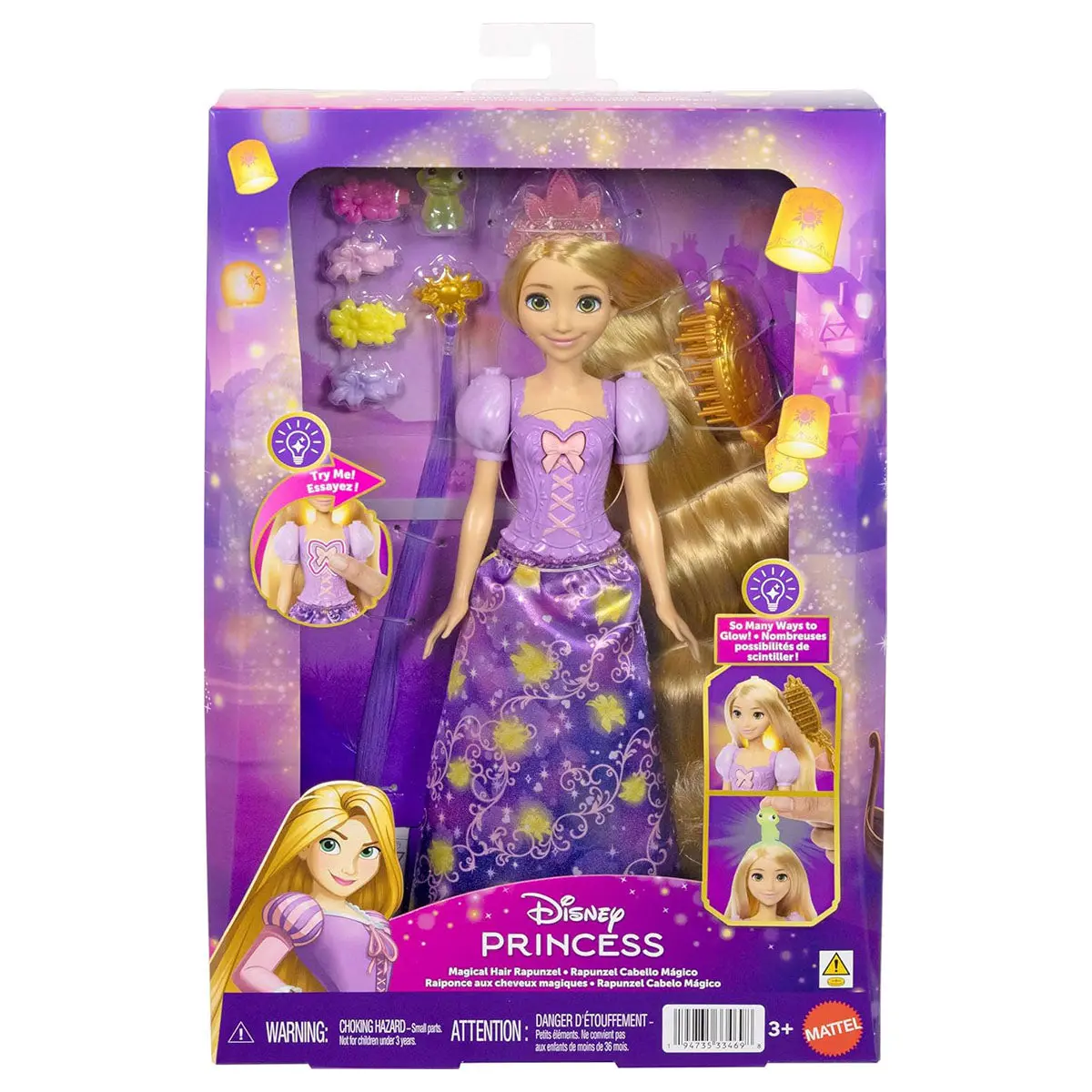 Disney Princess Magical Hair Rapunzel Doll 1