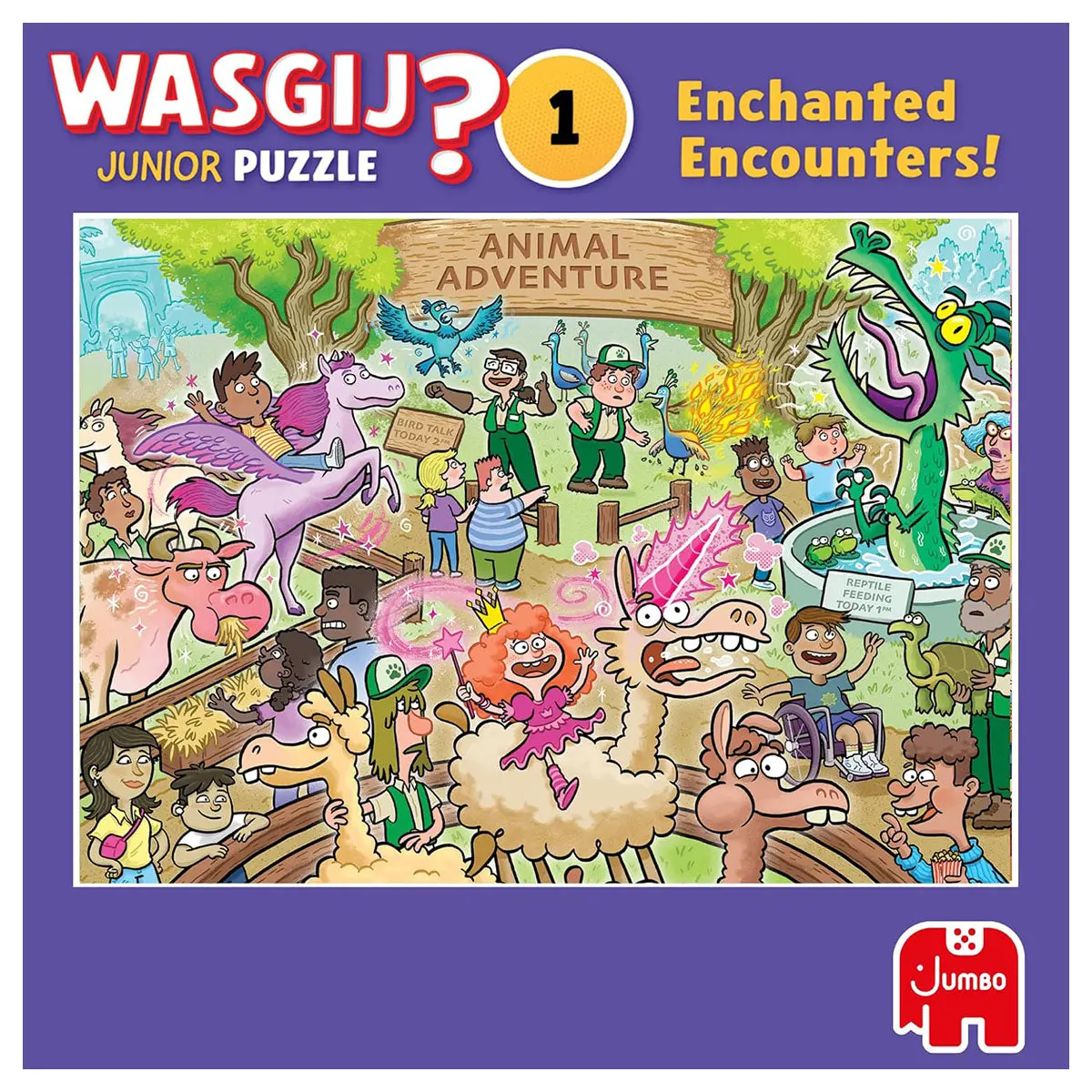 Wasgij Junior 3 Enchanted Encounters! 240 Piece Jigsaw Puzzle 2