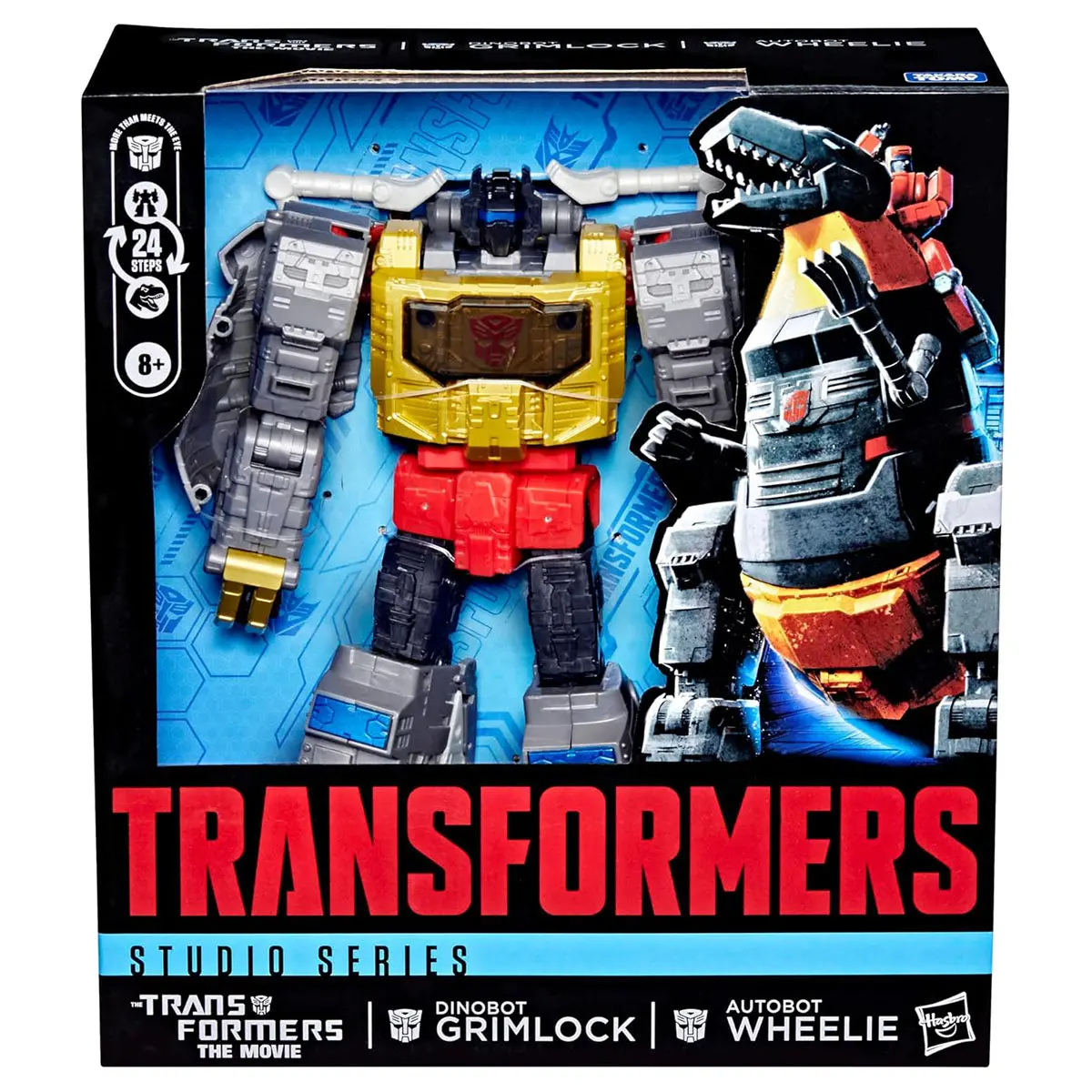 Transformers Studio Series Dinobot Grimlock & Autobot Wheelie Figures 1