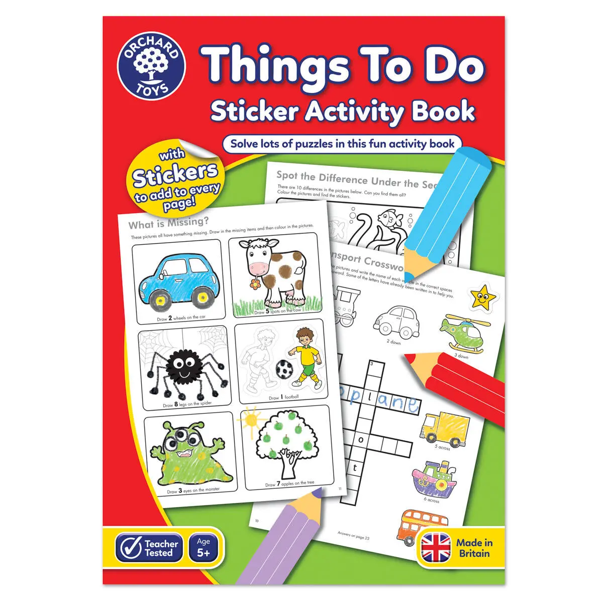 Orchard Toys Things To Do Sticker Activity Book 1