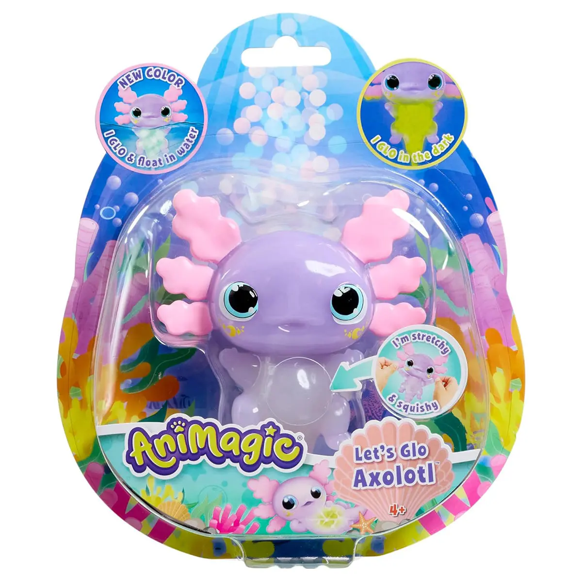 Animagic Let’S Glo Axolotl Interactive Pet 1