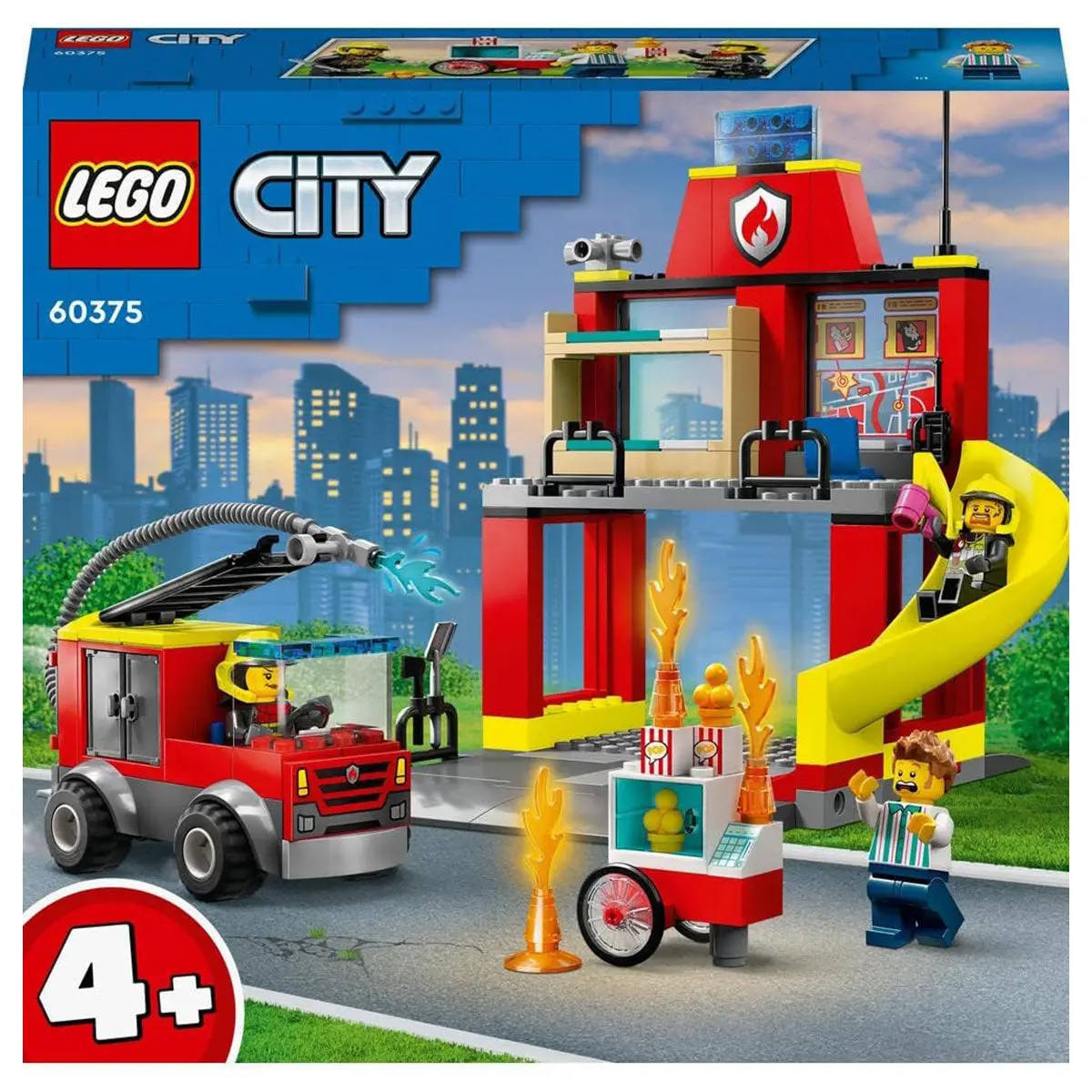Lego City 60375 Fire Station And Truck Building Set 1