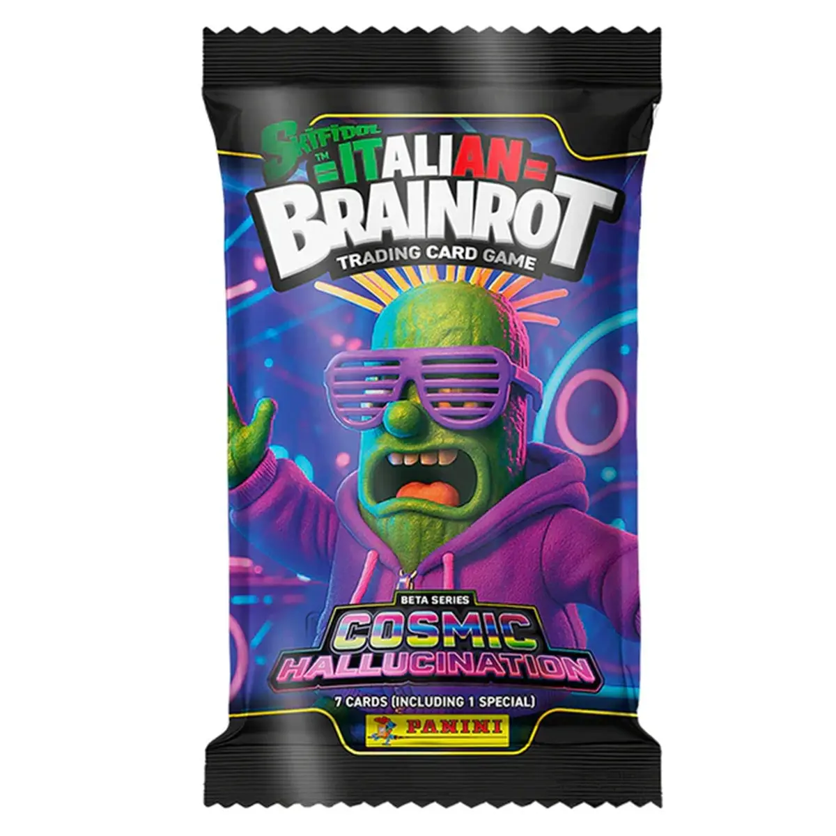 Panini Skifidol Italian Brainrot Trading Card Game Cosmic Hallucination Pack 1