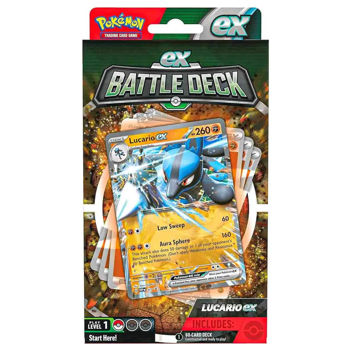 Pokémon Tcg: Ex Battle Deck Lucario Ex 1