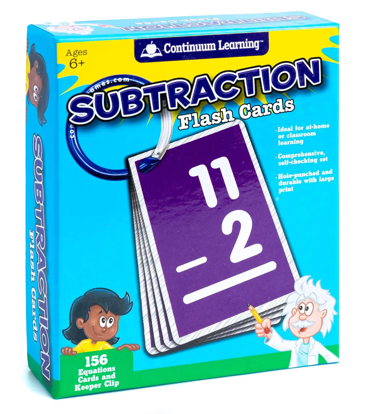 Continuum Learning Subtraction Flash Cards 1