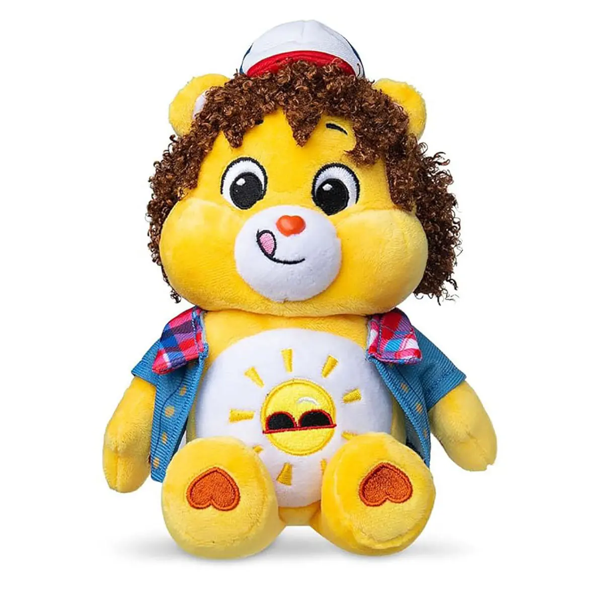 Care Bears X Stranger Things: Funshine Bear As Dustin 22Cm Plush 1