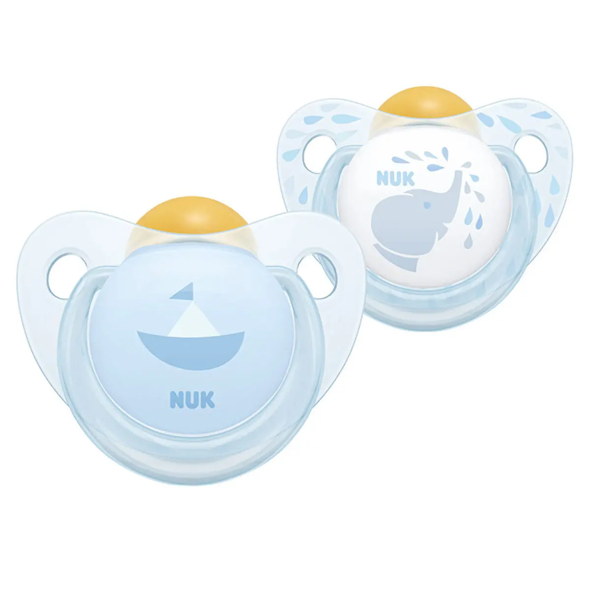Nuk R&B Latex Soother Blue Size 1 (Pack Of 2) 1