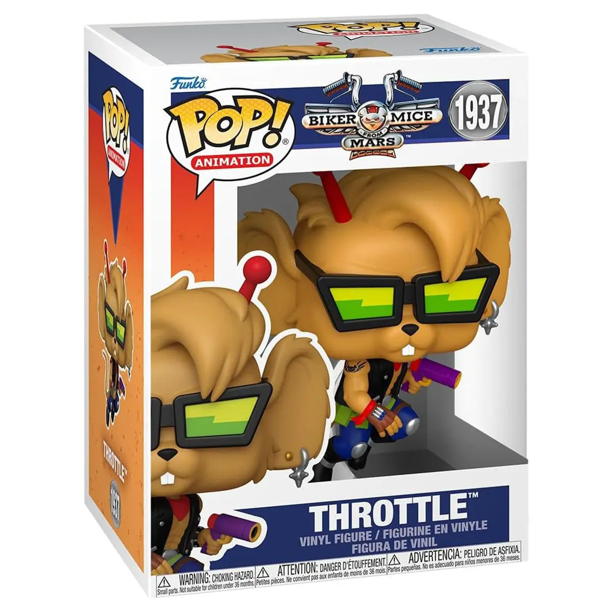 Funko Pop! Animation: Biker Mice From Mars: Throttle Vinyl Figure #1937 1