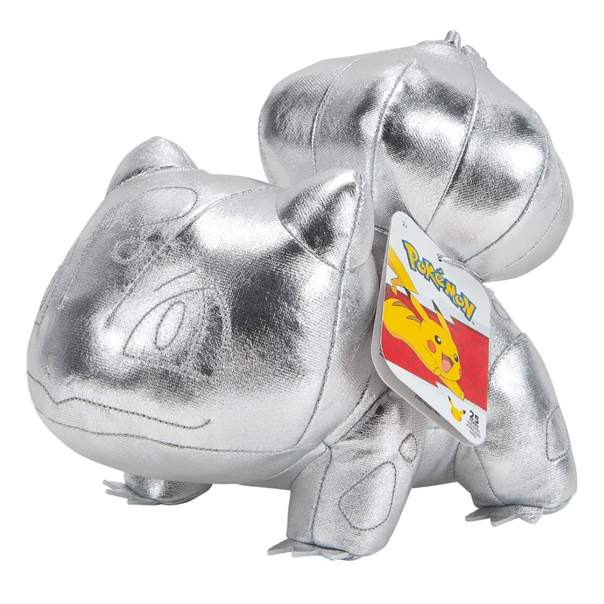 Pokémon 25 Years Silver Bulbasaur 8" Plush 1