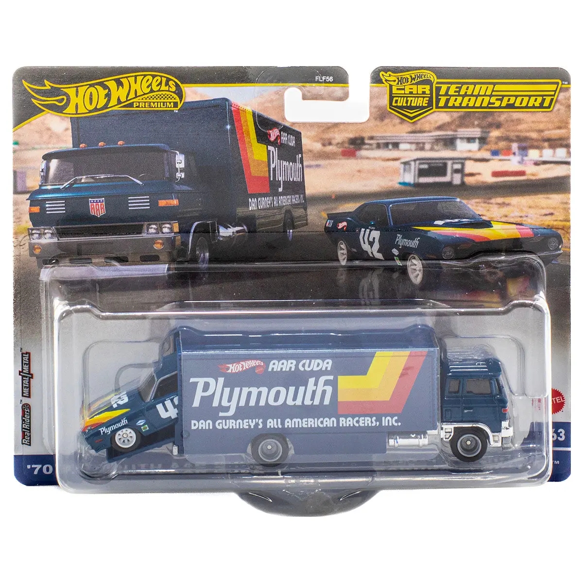 Hot Wheels Car Culture: Team Transport '70 Plymouth Aar Cuda With Sakura Sprinter 1