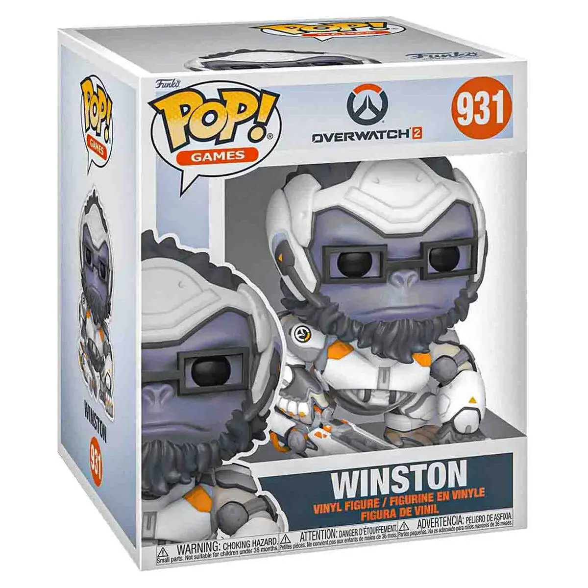 Funko Pop! Games: Overwatch 2: Winston Super Vinyl Figure #931 1