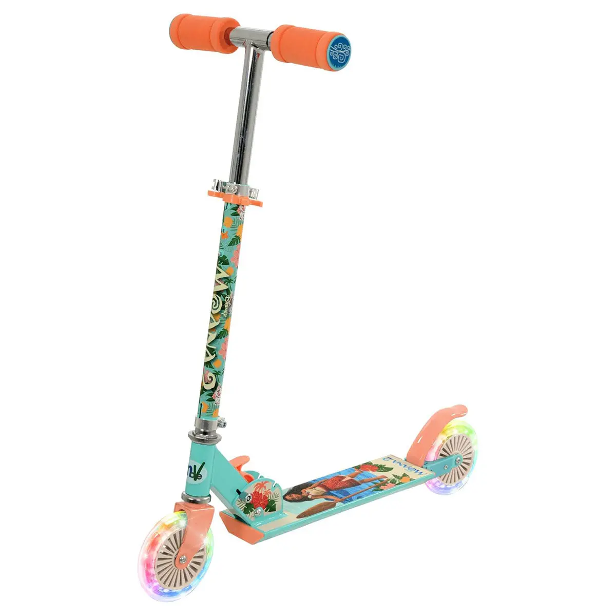 Disney Moana 2 In-Line Scooter With Light Up Wheels 1