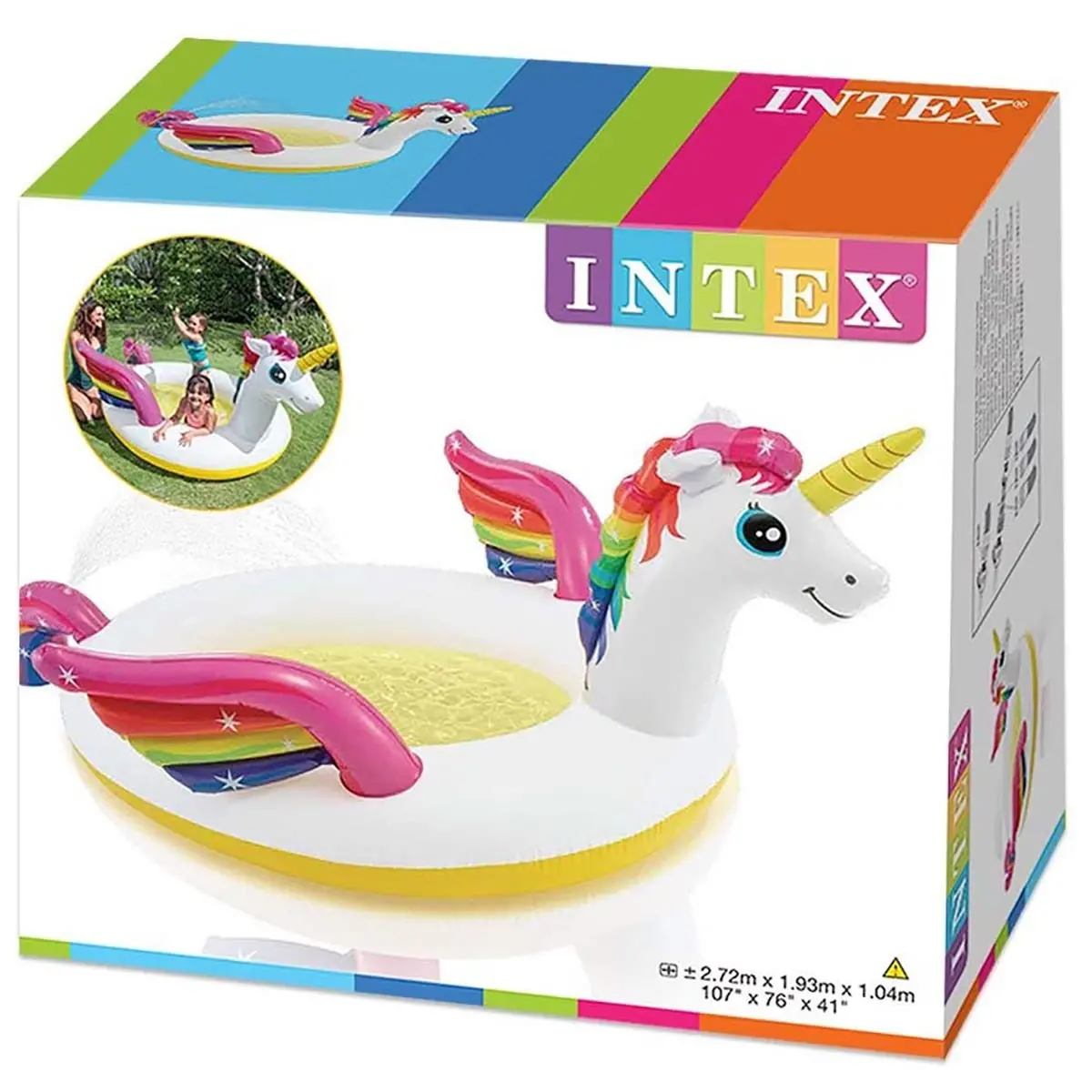 Intex Inflatable Mystic Unicorn Spray Pool 1