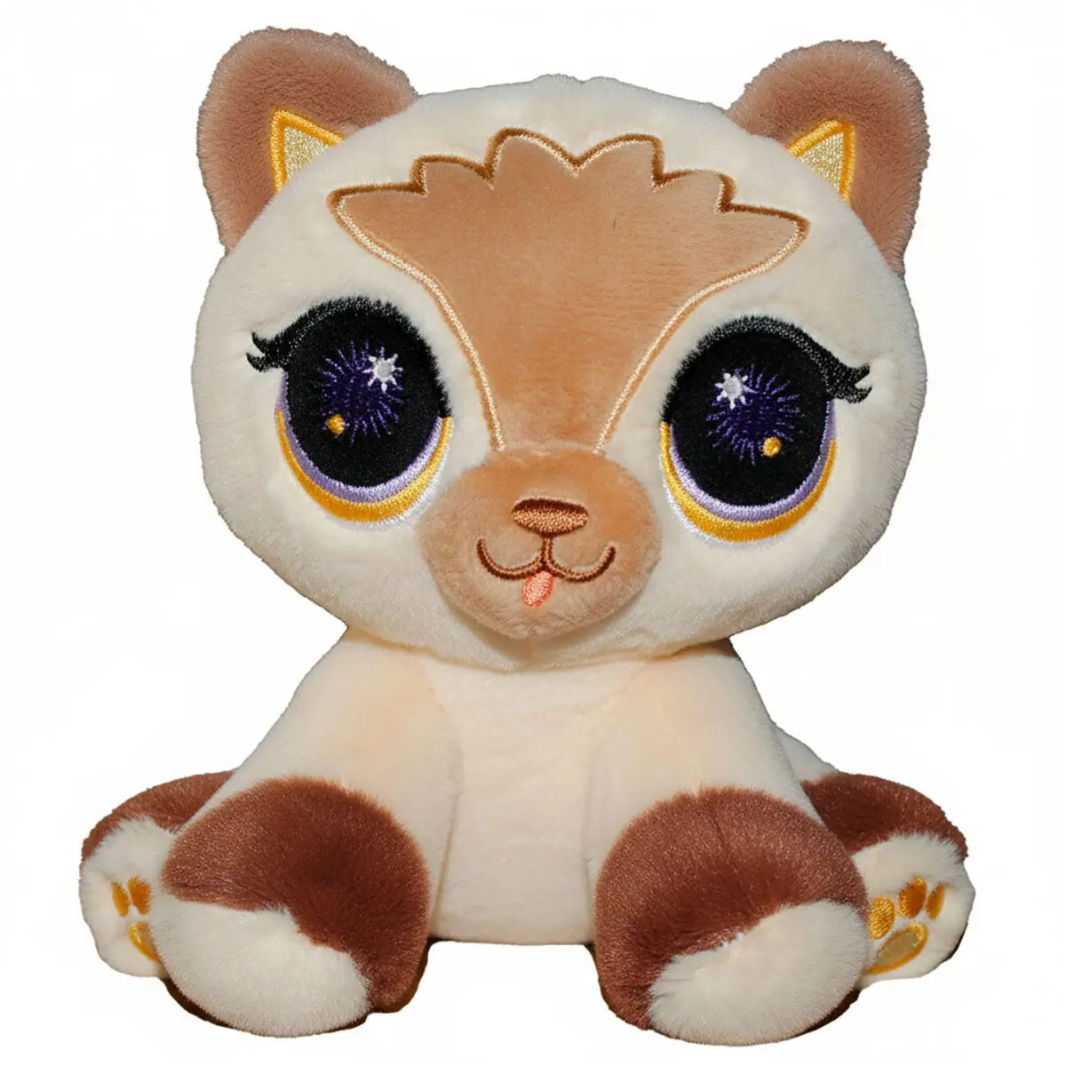 Littlest Pet Shop Cream Cat 6" Cuddle Plush Pet 1