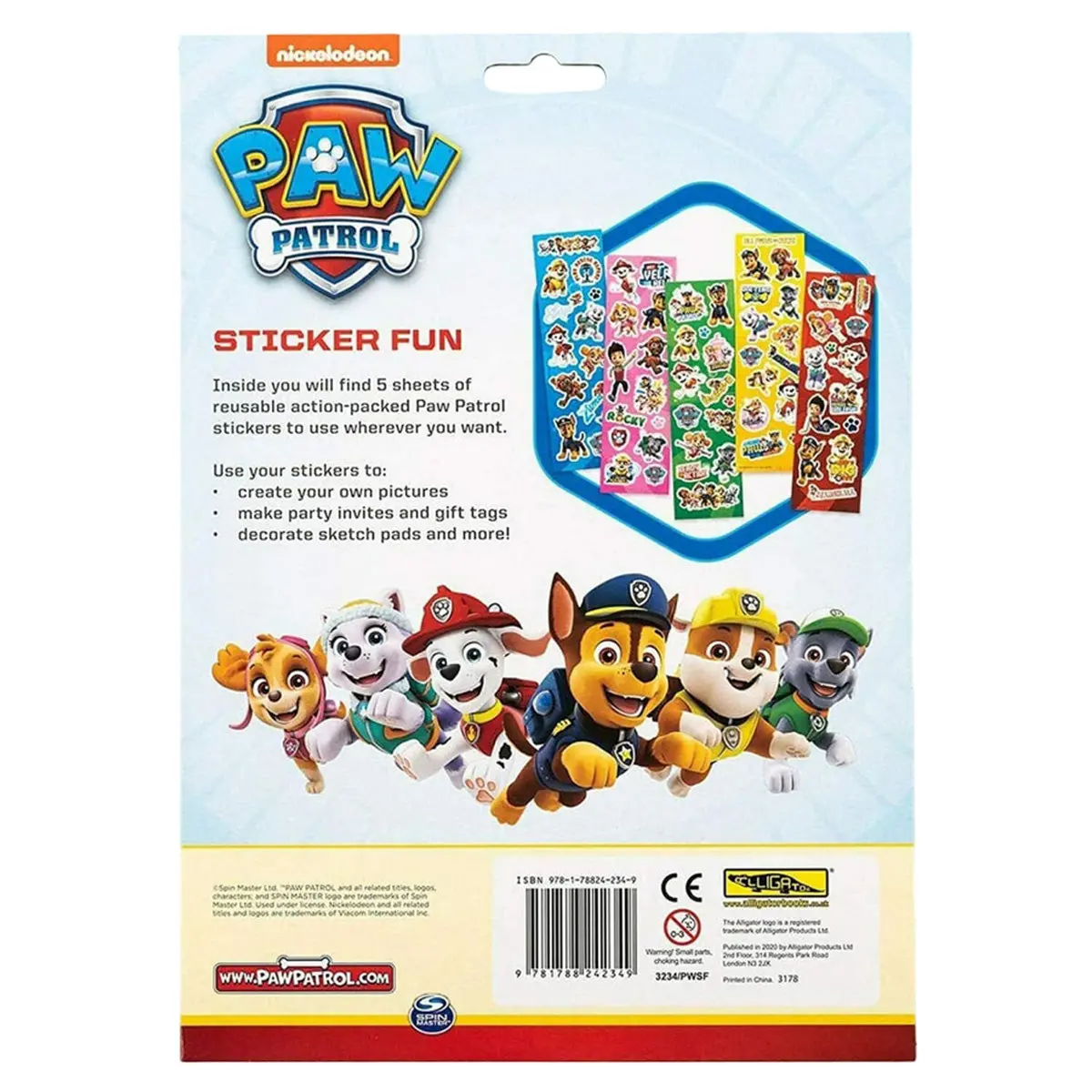 Paw Patrol Sticker Fun 2