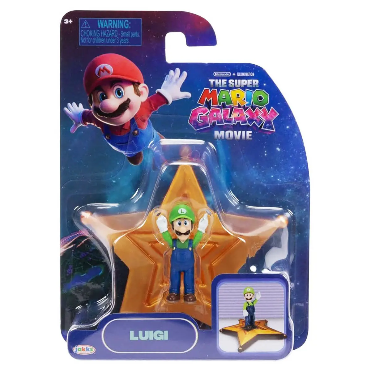 The Super Mario Galaxy Movie: Luigi Mini Figure With Star Launcher 1