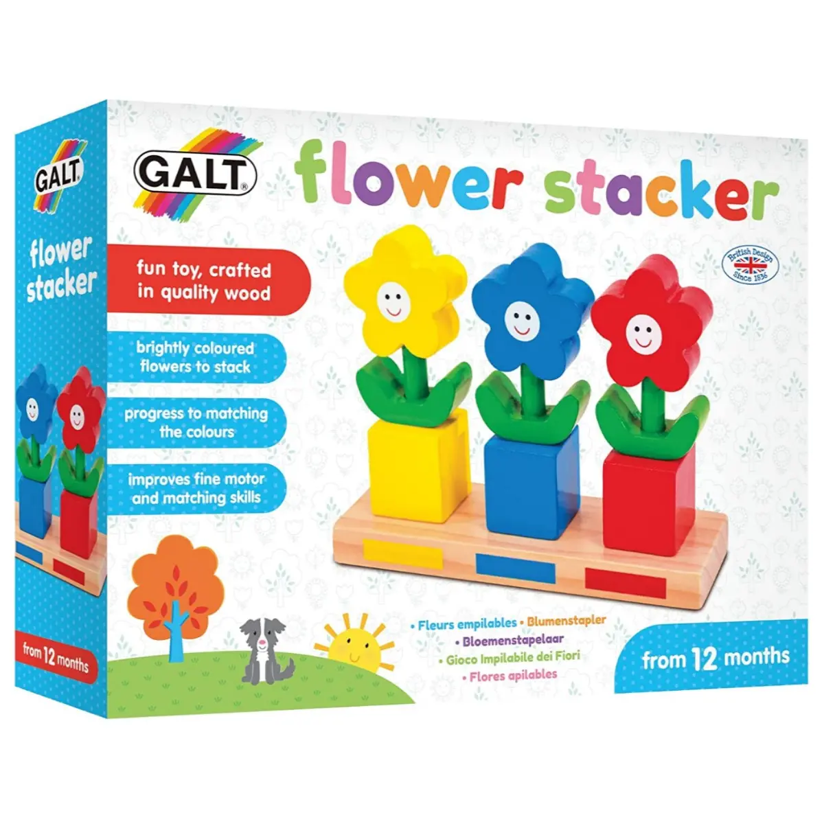 Galt Flower Stacker Toy 1