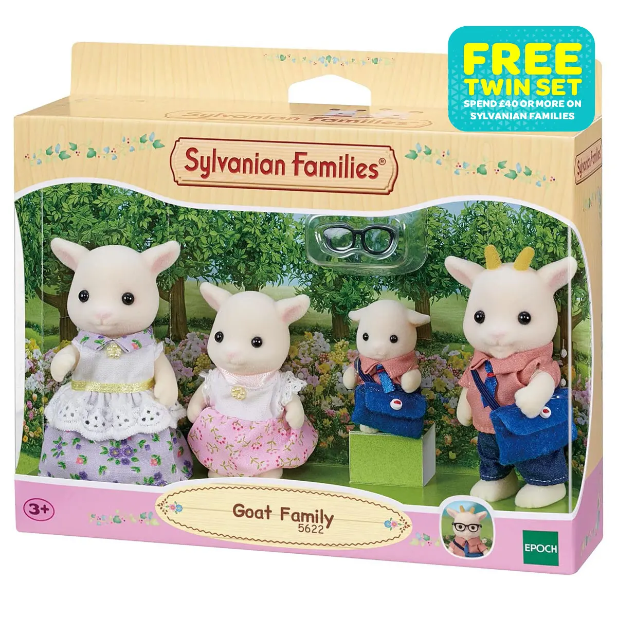 Sylvanian Families Goat Family Figures (4 Pack) 1