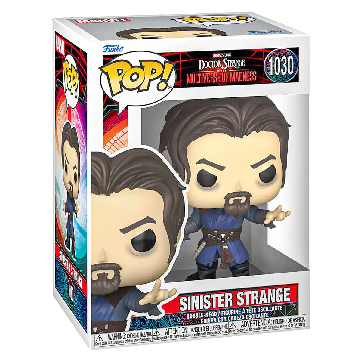 Funko Pop! Marvel Doctor Strange In The Multiverse Of Madness: Sinister Strange Bobble-Head Figure #1030 1