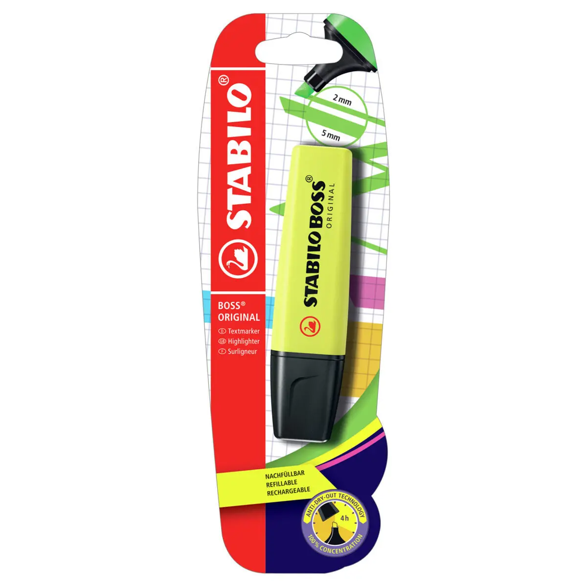 Stabilo Boss Original Yellow Highlighter 1