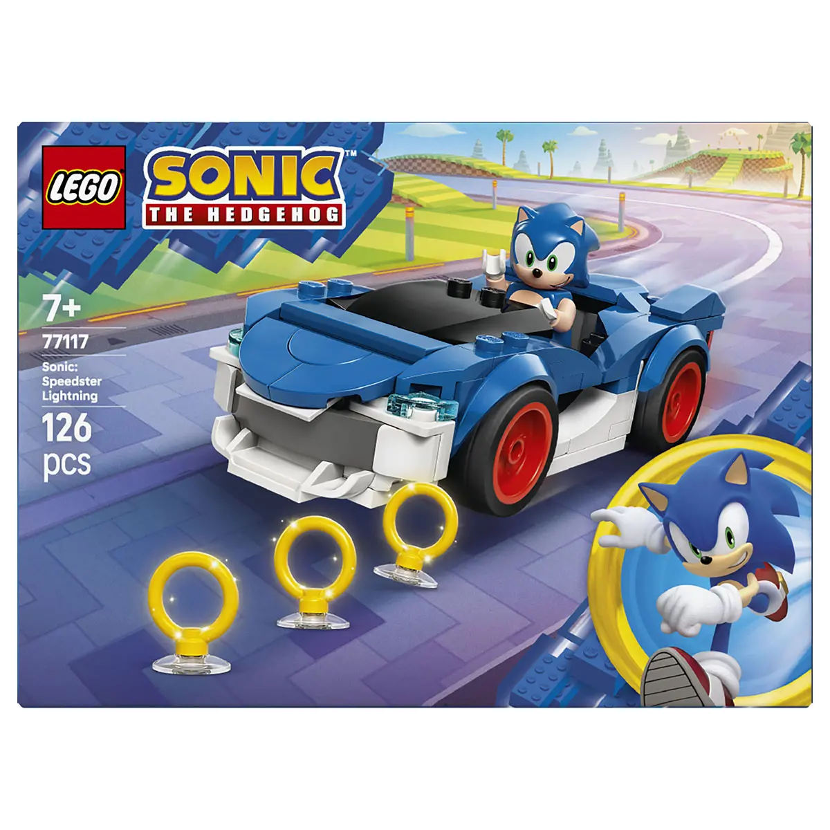 Lego Sonic The Hedgehog Speedster Lightning 77117 Building Set 1