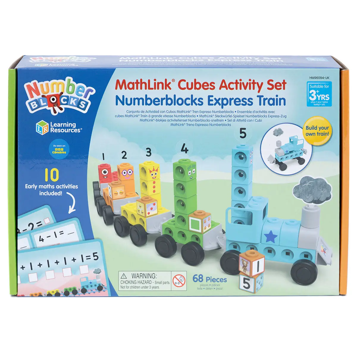 Numberblocks Mathlink Cubes Activity Set Numberblocks Express Train 1