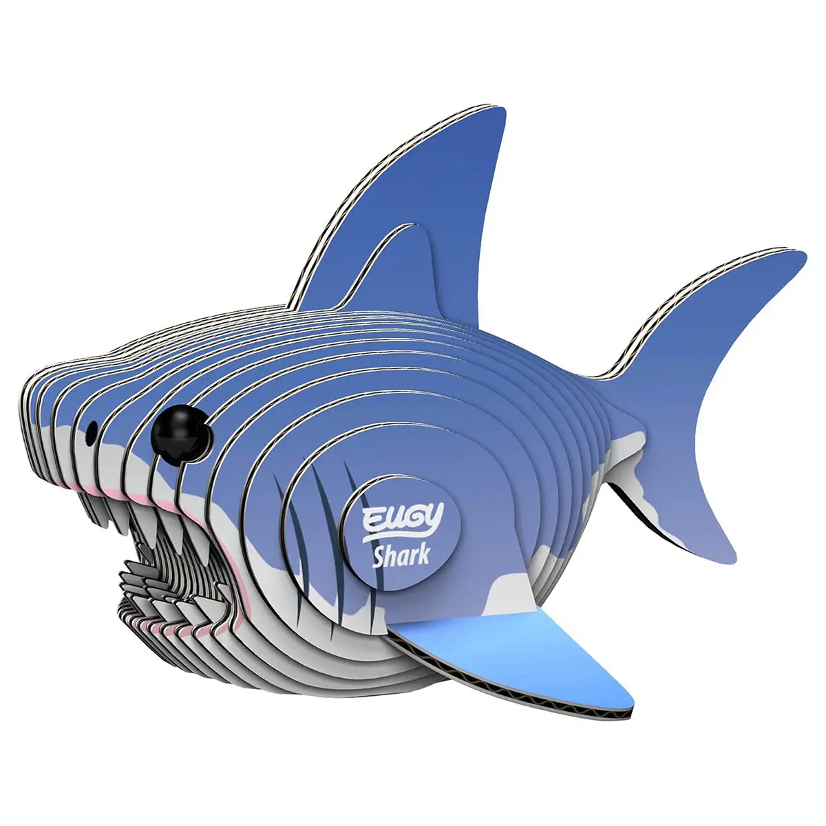 Eugy Shark 3D Cardboard Model Kit 1