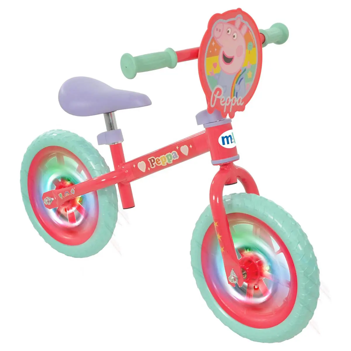 Peppa Pig 12" Balance Bike With Light Up Wheels 1