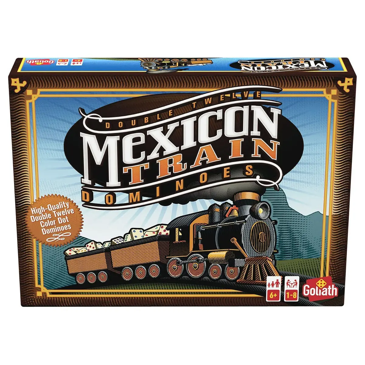 Mexican Train Dominoes Game 1