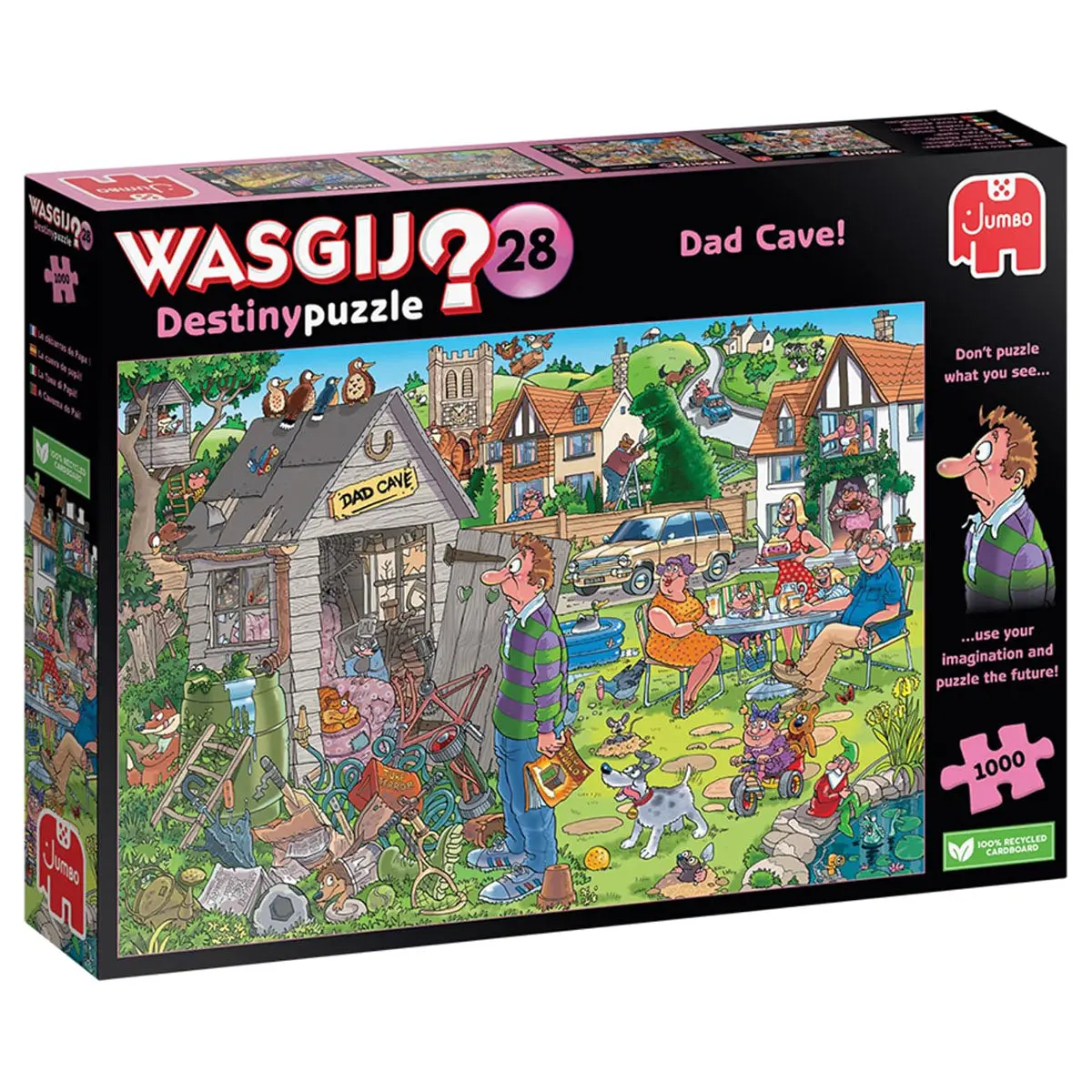 Wasgij? Destiny 28: Dad Cave! 1000 Piece Jigsaw Puzzle 1