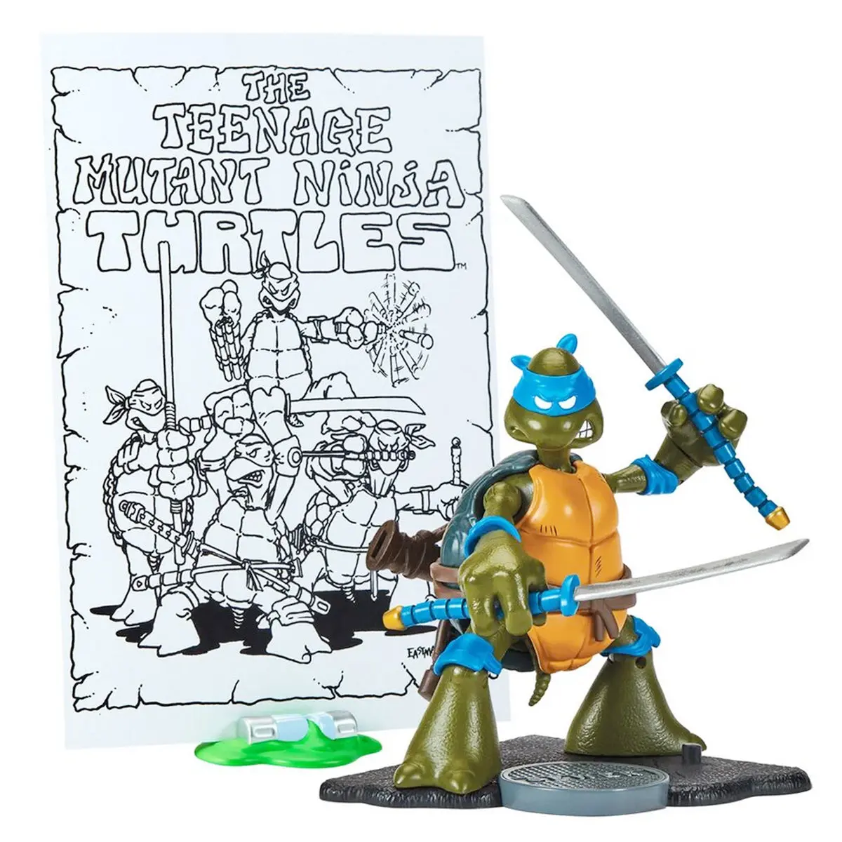 The Teenage Mutant Ninja Turtles Original Sketch Leonardo 40Th Anniversary Figure 2