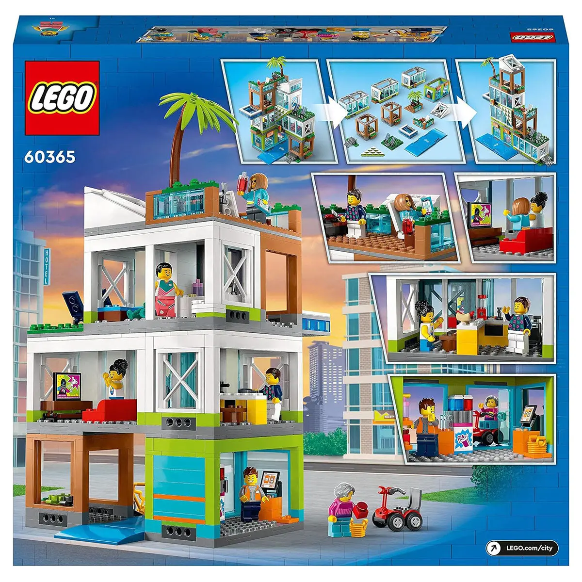Lego City 60365 Apartment Building Set 1