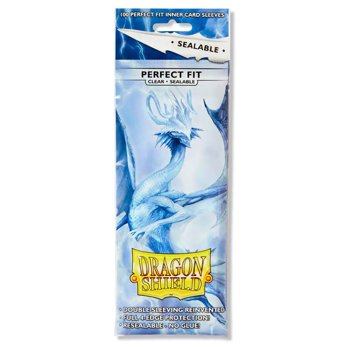 Dragon Shield Perfect Fit Clear Sealable Inner Card Sleeves (100 Pack) 1