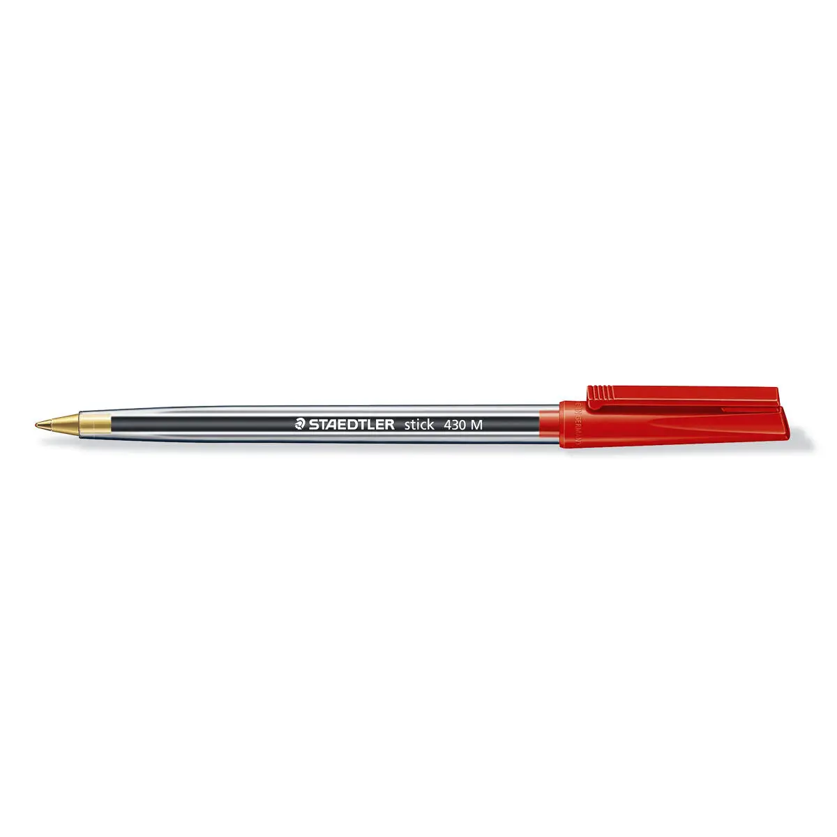 Staedtler Stick 430 M Ballpoint Pen Red Ink 2