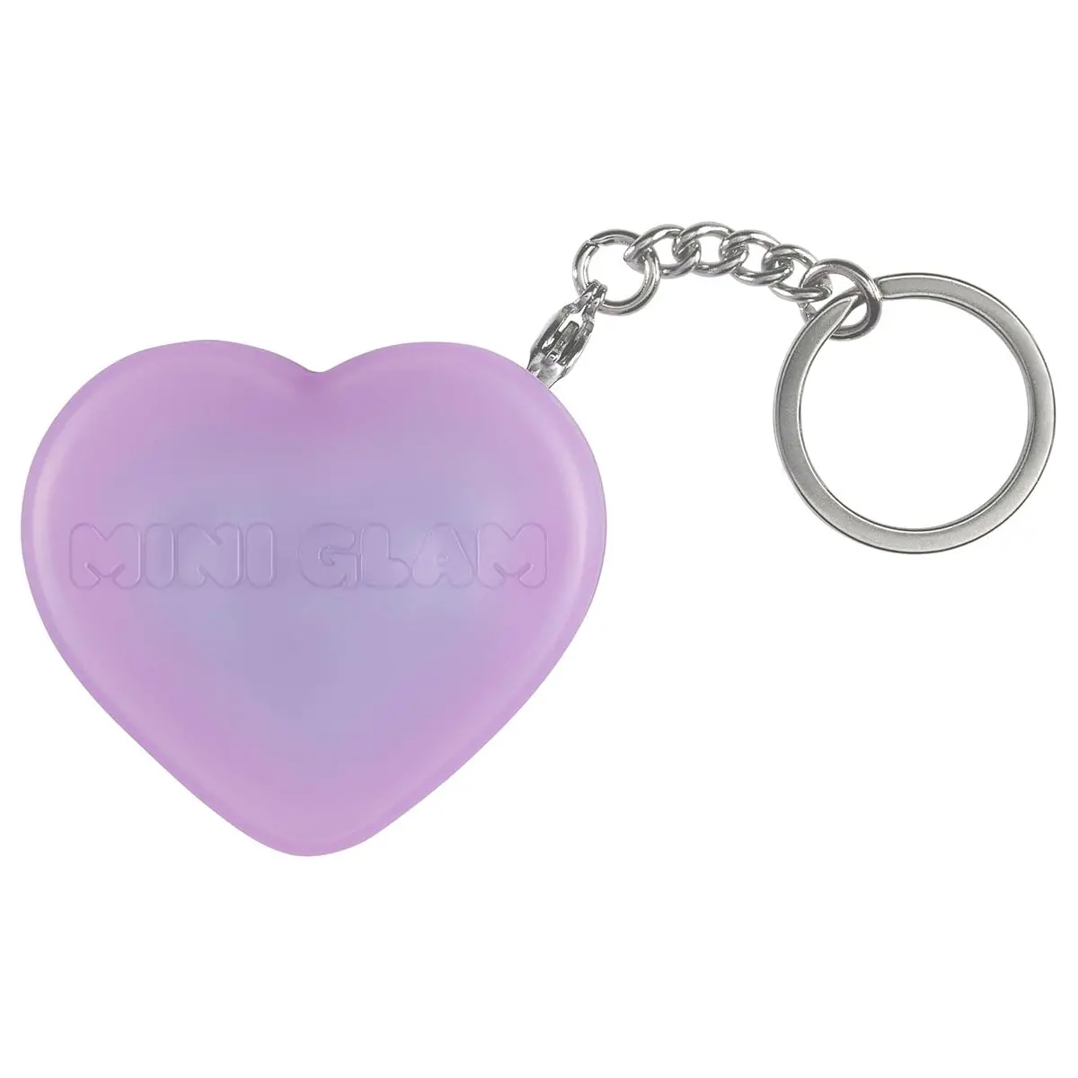 Mini Glam Heart Glitter Balm Friendship Bracelet Keychain 2
