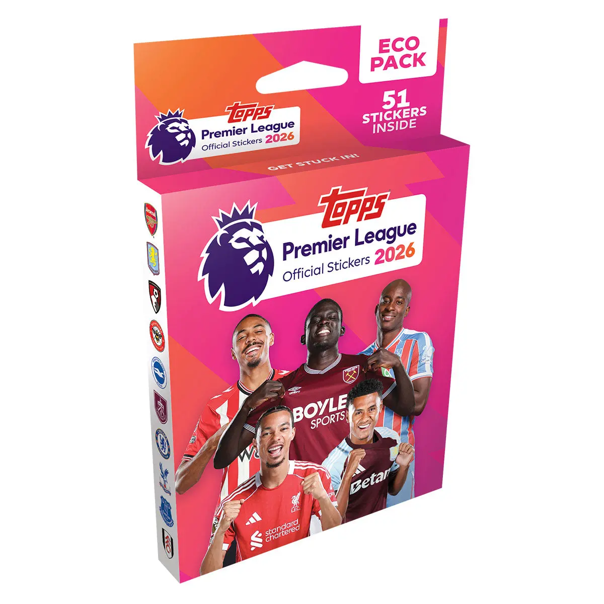 Topps Premier League 2026 Official Stickers Eco Pack 1