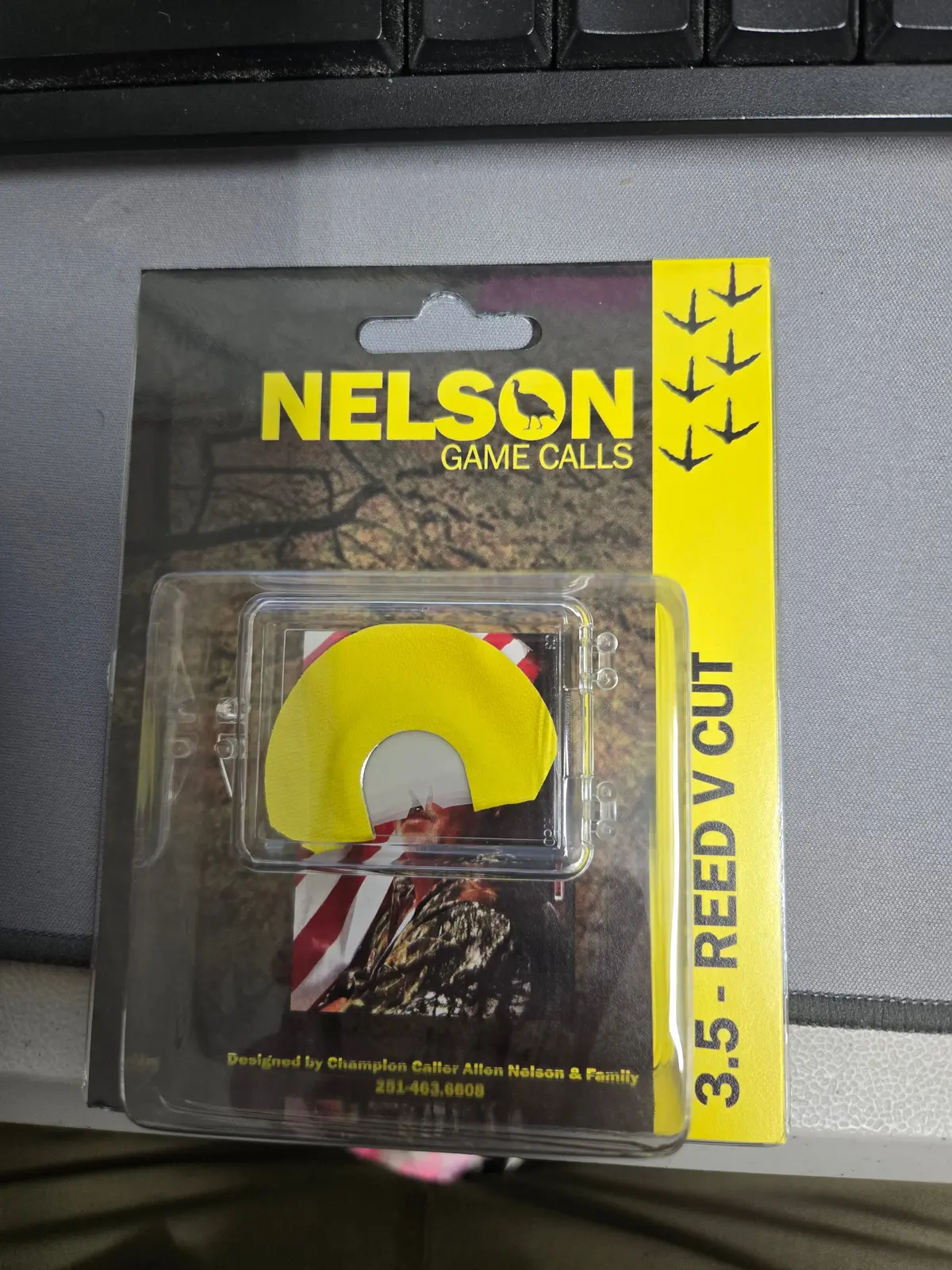 Nelson 3.5 Reed V Cut Turkey Mouth Call 1