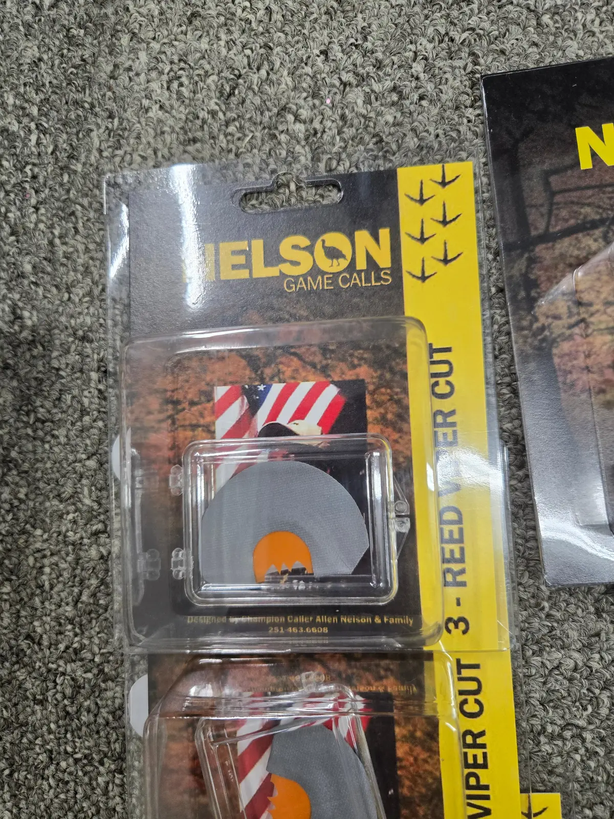 Nelson Game Calls 3 Reed Viper Cut Turkey Mouth Call – Made In Alabama 1