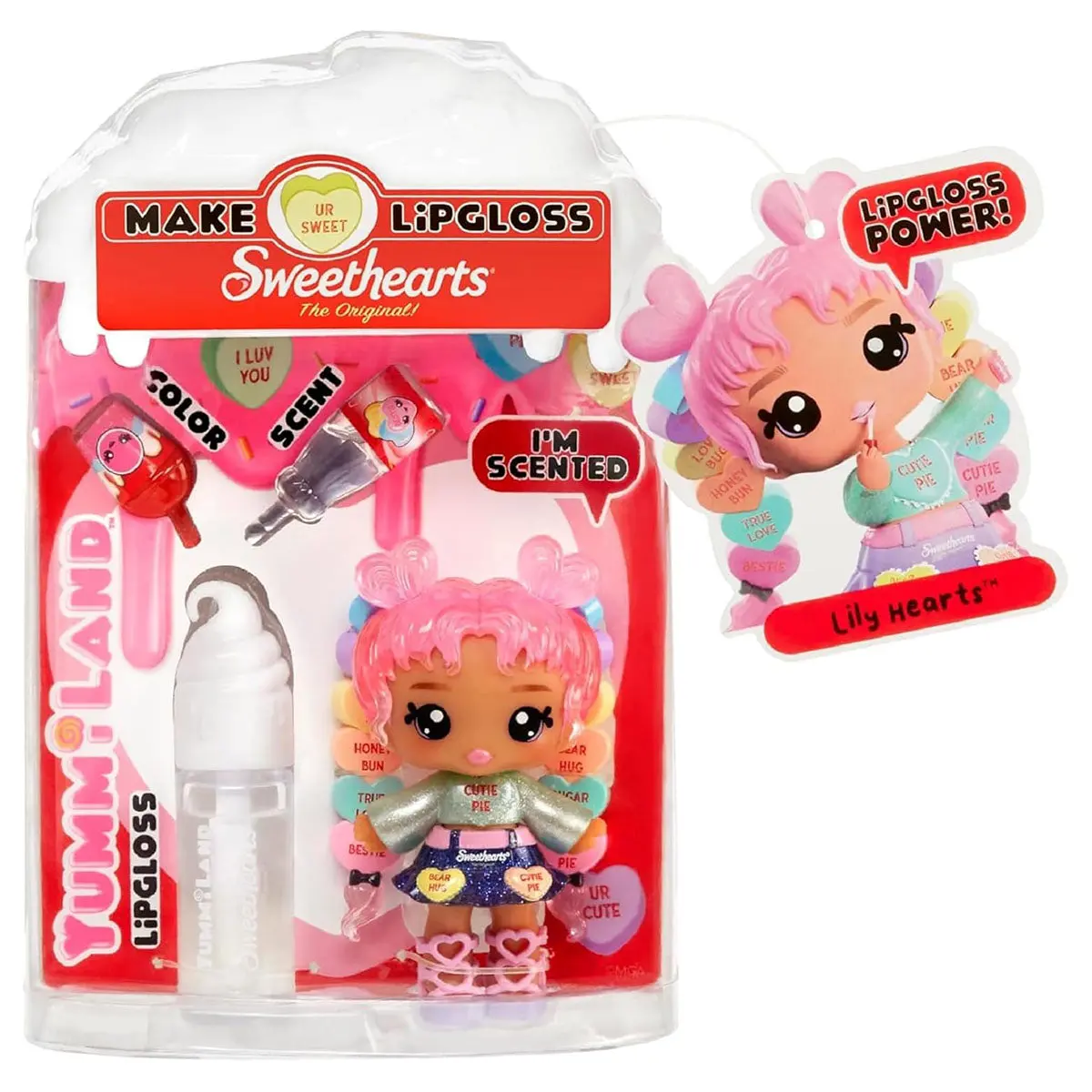 Yummiland Sweethearts Lily Hearts Doll Lip Gloss Kit 1
