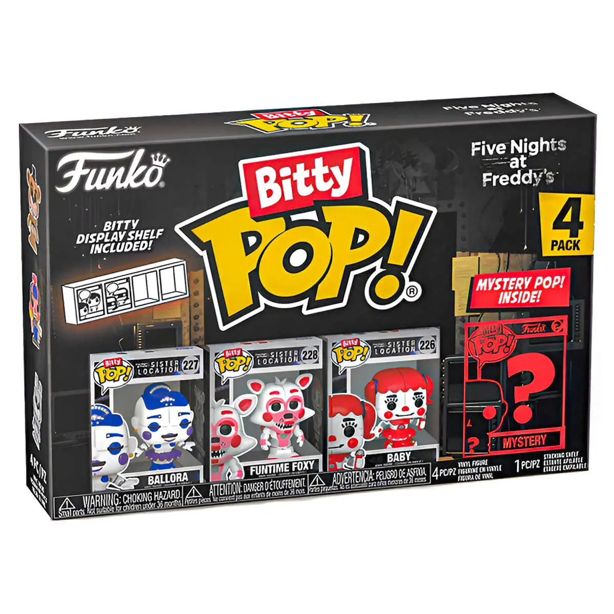 Funko Bitty Pop! Five Nights At Freddy's Mini Figures Series 1 (4 Pack) 1