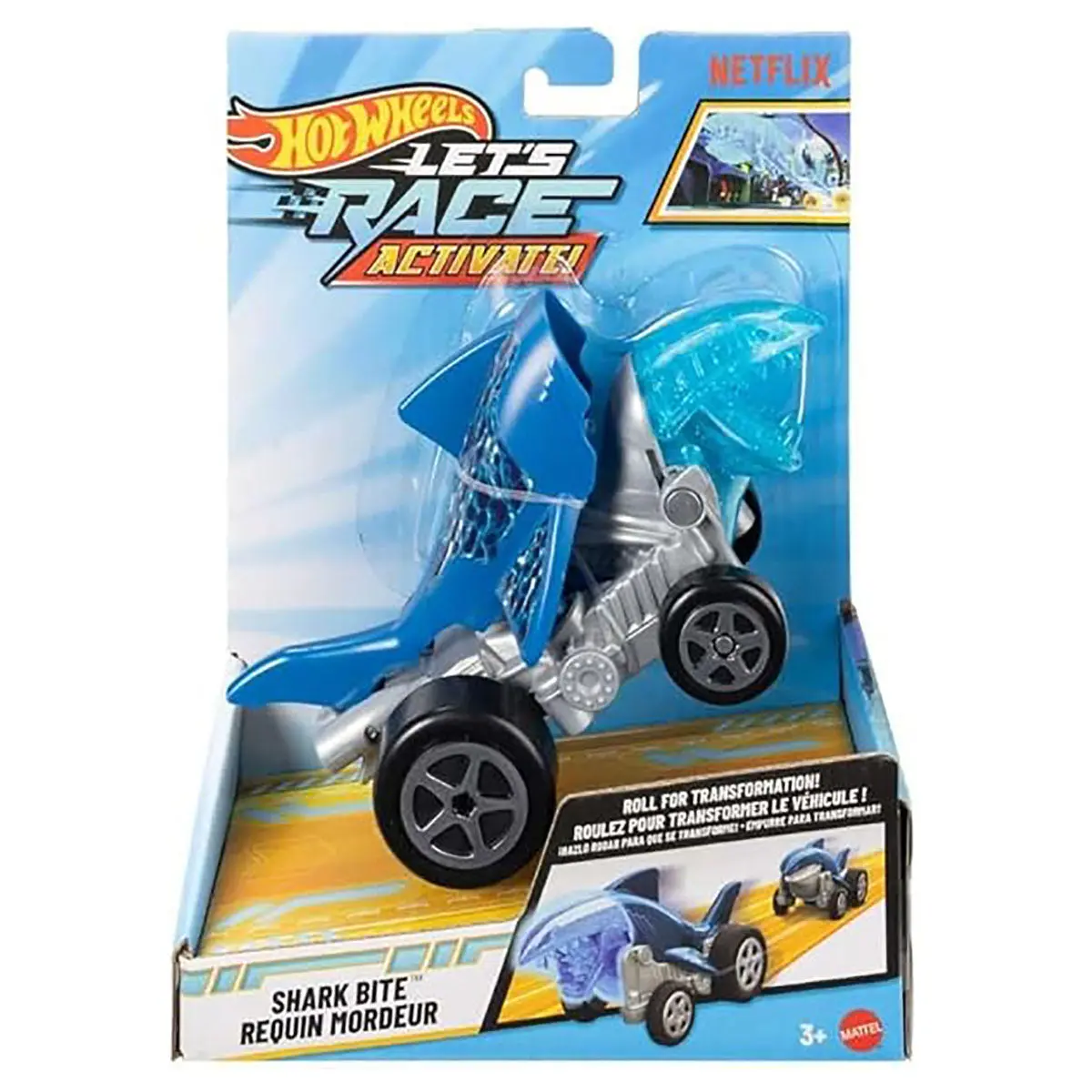 Hot Wheels Let's Race Activate! Shark Bite Car 1