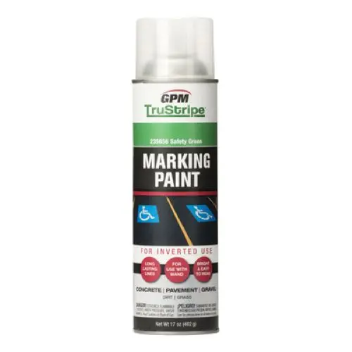 Gpm Trustripe Invmrk-16 17 Oz Can Of Safety Green Inverted Marking Paint - Quantity Of 3 1