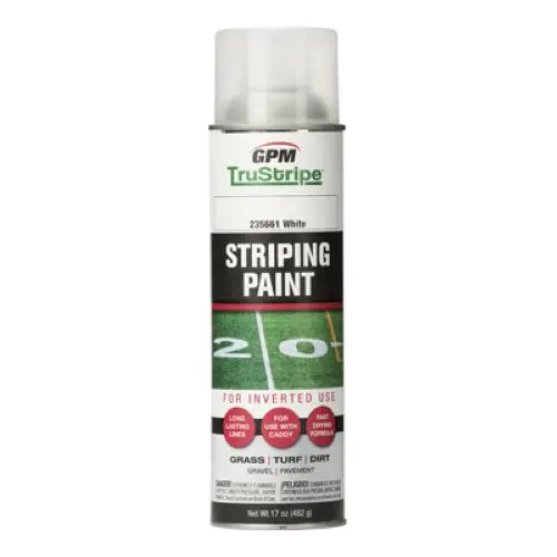 Gpm Trustripe Invstr-1 17 Oz Can Of White Inverted Striping Paint - Quantity Of 12 1